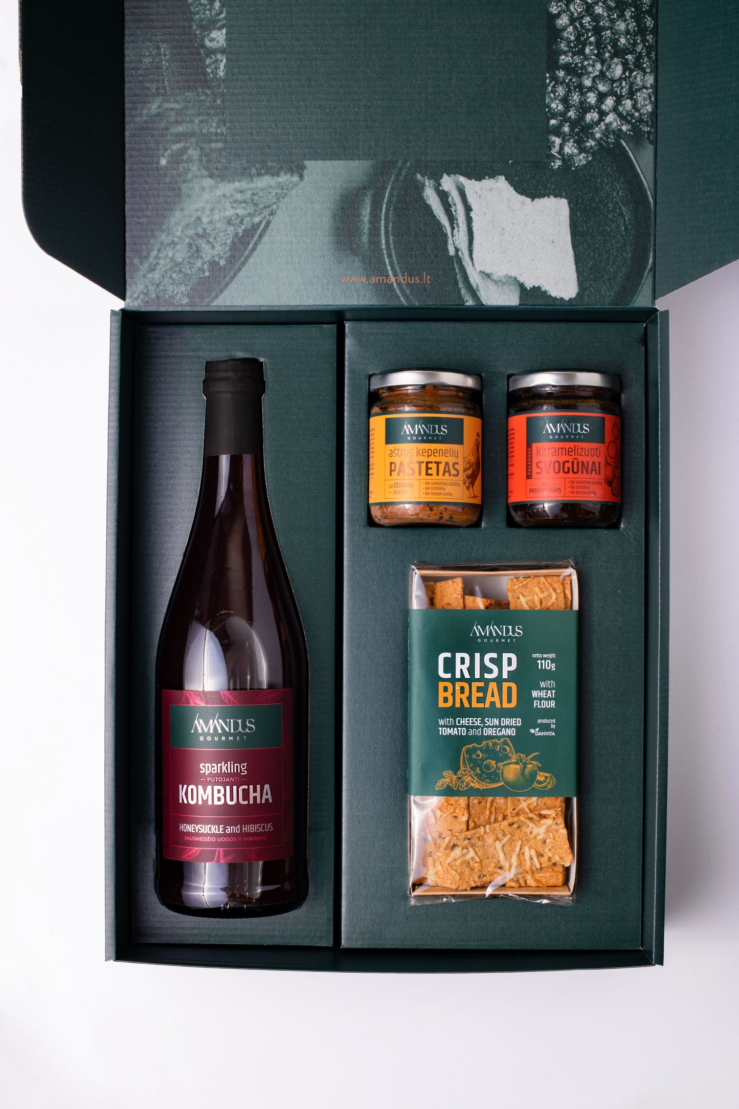 Large gourmet gift set: Kombucha and Condiments