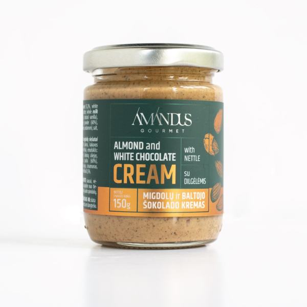 ALMOND CREAM WITH WHITE CHOCOLATE, 150g